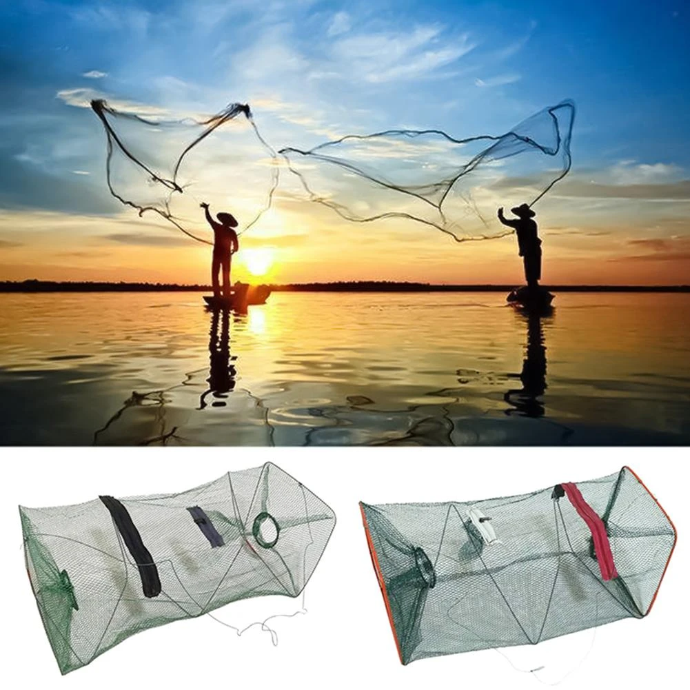 21x45cm Folding Portable Crab Fish Dip Cast Net Cage Shrimp Catcher Bait Trap 21x45cm Folding Portable Crab Fish Dip Cast Net Cage Shrimp Catcher Bait Trap