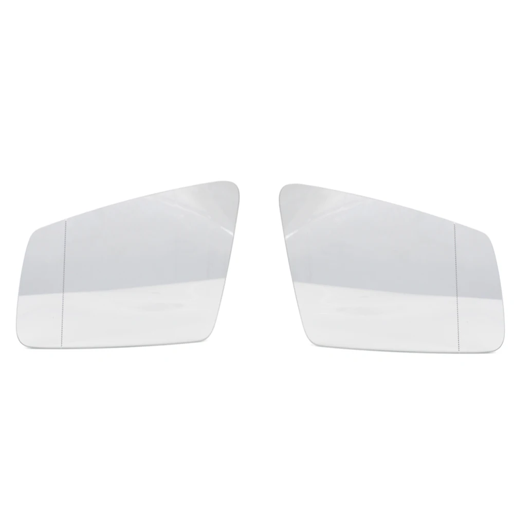 White Left and Right Автомобильное боковое левое правое крыло зеркало стекло для Mercedes-Benz C180 C250 C300 C350 E200 E250 E300 E350 E550 A2128100121 - Цвет: White Left and Right