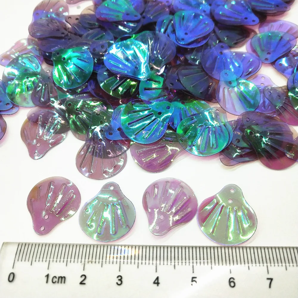 18mm shell transparent light purple 2