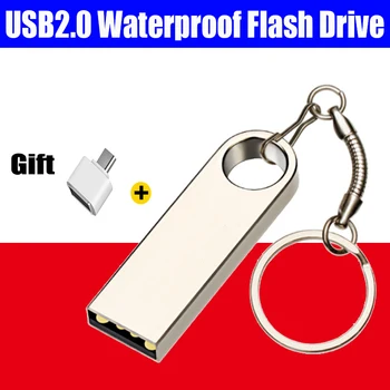 

New Mini Cle USB 2.0 OTG Pendrive 128 GB USB Flash Drive 256GB 128GB 64GB 32GB Memoria USB 2.0 Pen Drive Flash Disk Memory Stick