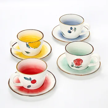 

Nordic Minimalist China Bone Ceramic Cup Solid Luxury Afternoon Tea Cups Simple Office Tazas De Cafe Ceramic Coffee Cup BA60BYD