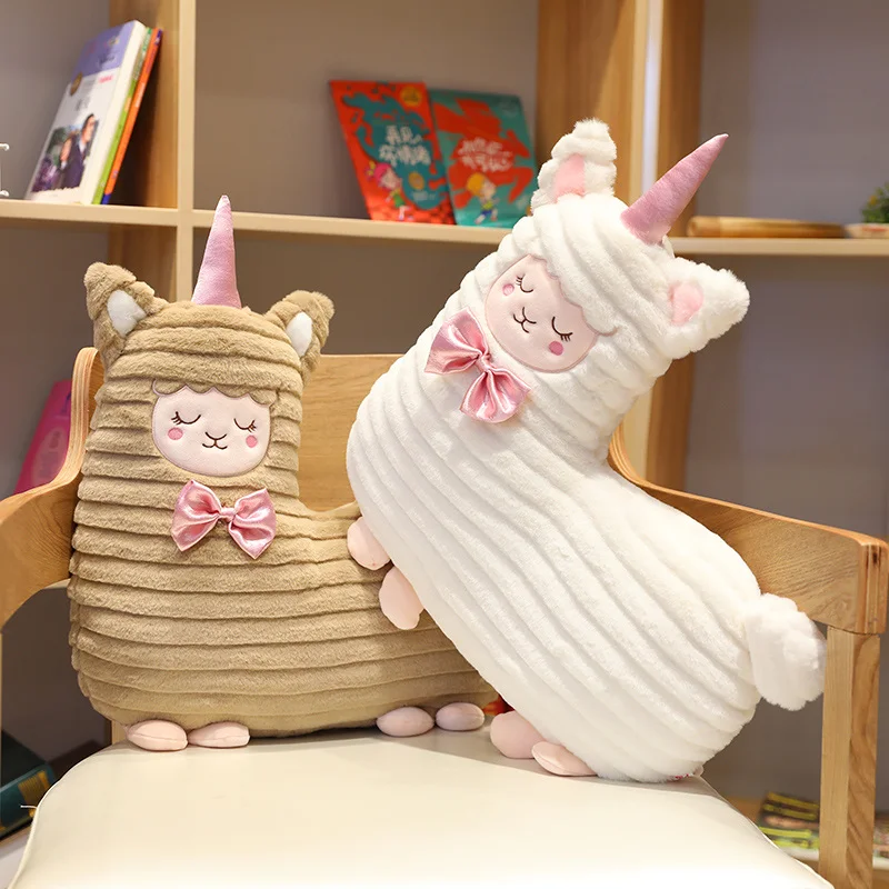 

45cm Appease Alpaca Plush Toy Lovely Stuffed Animal Alpaca Pillow Cushion Toy For Kids Birthday Gift Home Decoration