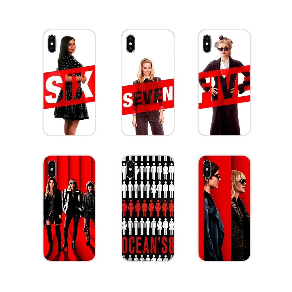 For Samsung Galaxy J1 J2 J3 J4 J5 J6 J7 J8 Plus 2018 Prime 2015 2016 2017 Popular Ocean's 8 TV Series Transparent TPU Shell Case |