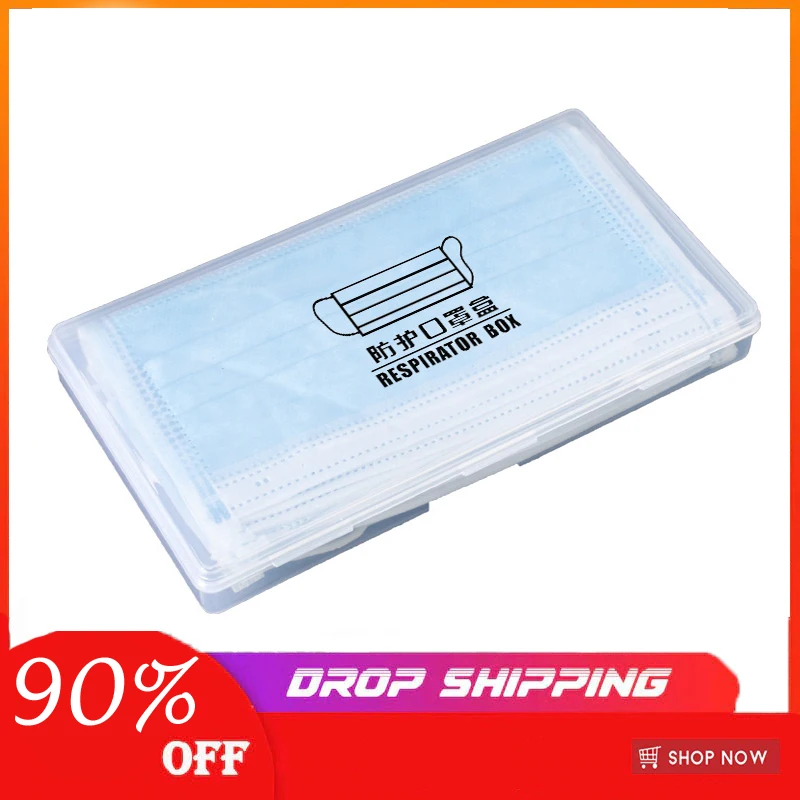 

Mask Case Foldable Mask Storage Clip Portable Mask Case Clips For Business Trip Travel Mask Box Maskeeper Organizer Container