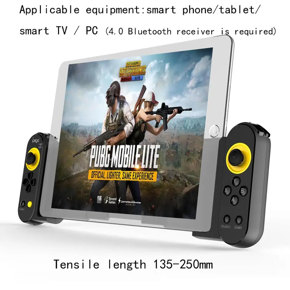 IPEGA 9167 pubg мобильный контроллер Plug and play Bluetooth беспроводной Телескопический геймпад поддержка Android ios джойстик