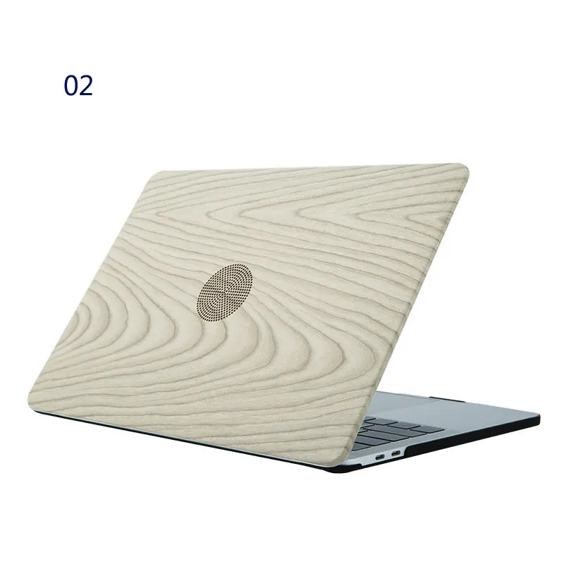 Wood 02 Для MacBook Air Pro retina 15 13 12 11 11,6 чехол для ноутбука ПВХ простой, матовый чехол для MacBook Air Pro 13,3 15,5 Coque Funda - Цвет: Wood 02