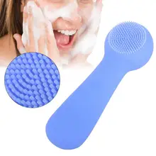 Электрический чистящий инструмент водонепроницаемый силиконовый очиститель пор щетка для мытья лица вибрационное массажное устройство