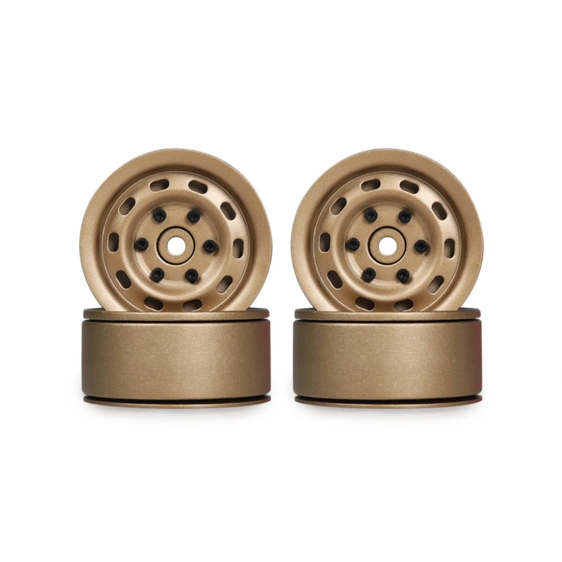 Hot-4Pcs Алюминий сплав 1,9 дюймовые колесные диски для 1/10 Rc гусеничного осевой Scx10 Scx10 Ii 90046 Traxxas D90