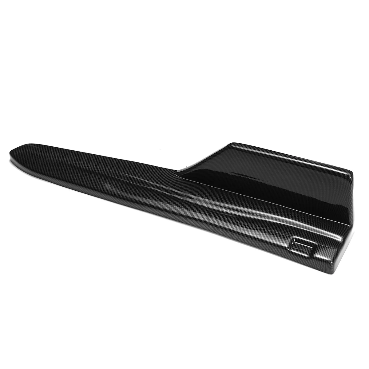 Пара разветвителей заднего бампера для губ Диффузор боковая защита фартуки для губ для Toyota Camry SE XSE углеродное волокно вид/черный
