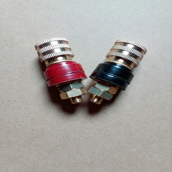 

1pcs M6M8 new all copper inverter terminal power supply terminal red and black all copper terminal