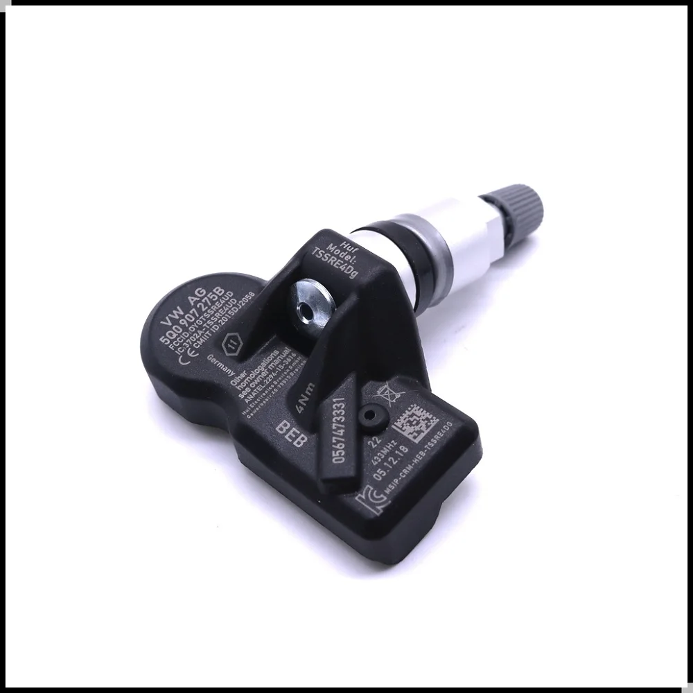 Датчик давления воздуха для шин Volkswagen T Cross 433MHz TPMS 5Q0907275 5Q0907275B 2019 2025|Системы