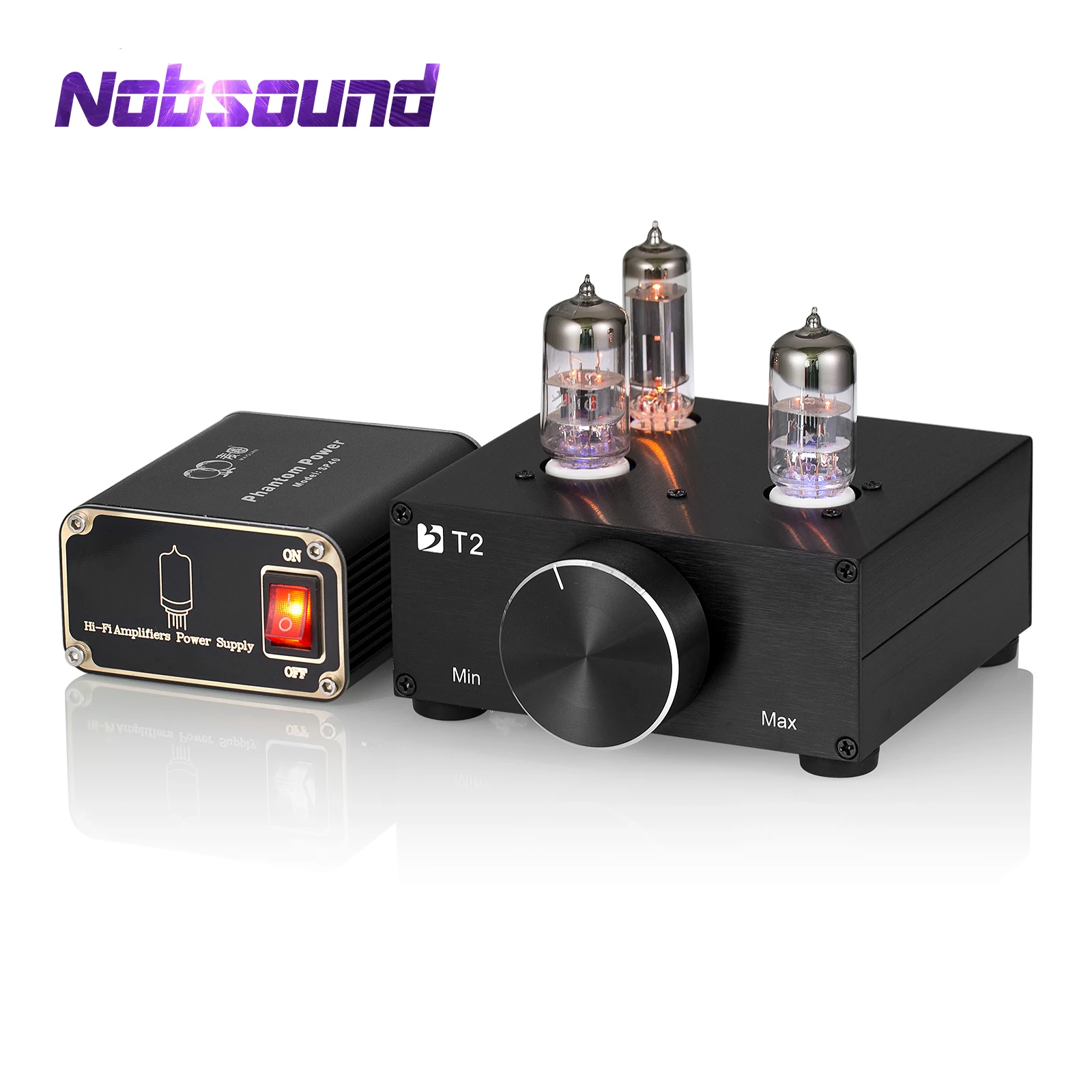 Nobsound 6N3 высококлассный вакуумный трубчатый предусилитель HiFi импульсный источник