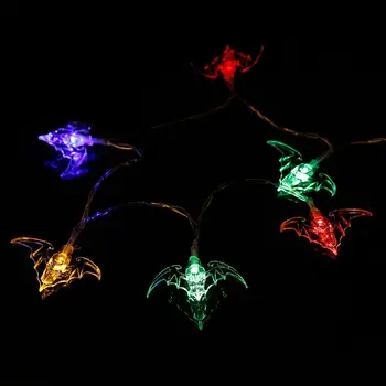 

2.5M Bat Shape Decoration String Lights With 20 Led Bulbs For Festival Home Garden Party