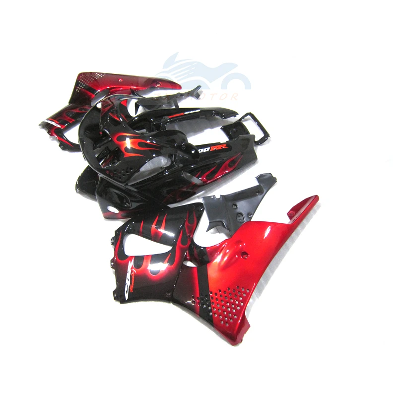 

Обтекатели для мотоциклов Honda CBR900RR CBR893RR 1996 1997 комплект обтекателей с красным пламенем и черным цветом CBR 893 RR 96 97 VC58