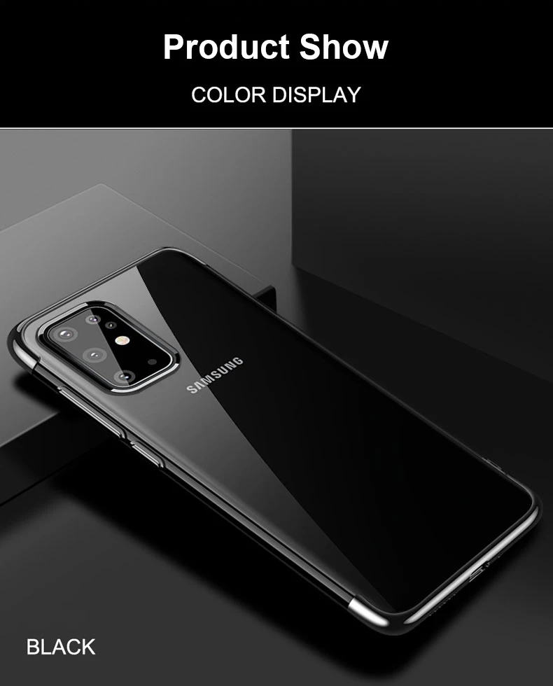 Note 20 Ultra Case Slim XUANYAO Luxury Silicone Soft Coque For Samsung Galaxy Note 20 8 9 10 Plus Case Plating Clear TPU Cover (12)