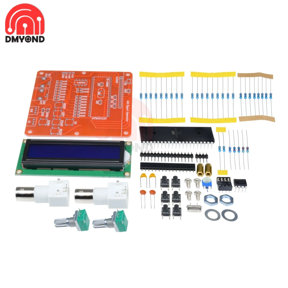1 Set DDS V2.0 Signal Generator 1-65535HZ Digital Function Signal Generator Sine/Triangle/Square Saw Rev Triangle Wave DIY Kit 6