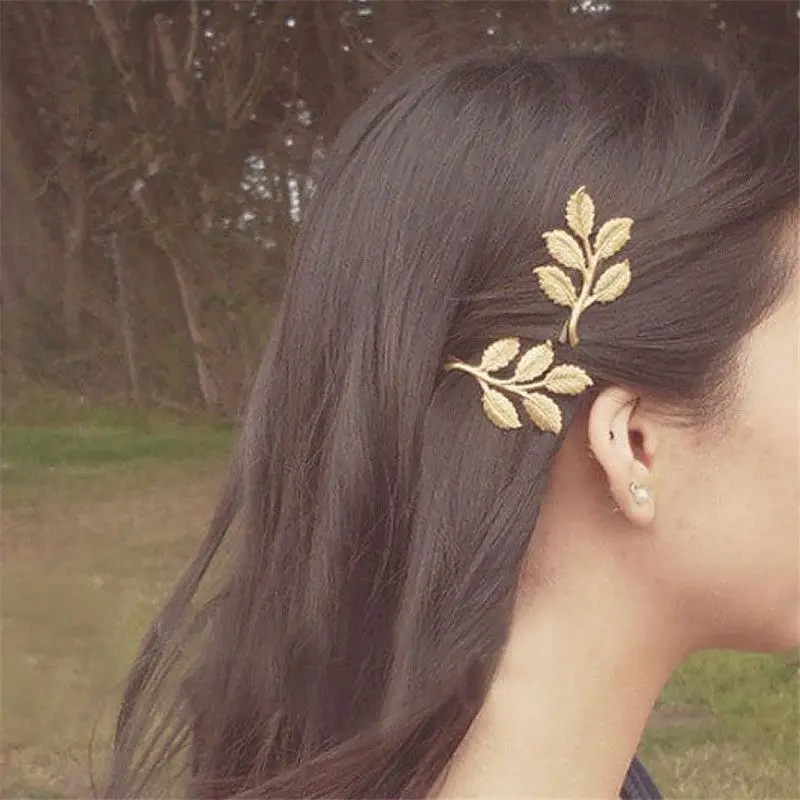 

Olive Branch Hair Clip Vintage Athena Beautiful Bride Leaf Hairclips Accessories