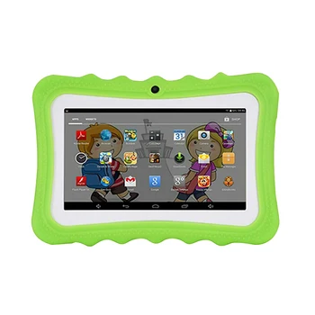 

Q768 7 inch Kids Tablet Educational Learning Computer 1024*600 Resolution WiFi Connection Silicone Case Learn And Entertainment