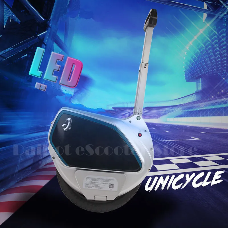 Электрический Балансирующий скутер Daibot, Одноколесный самобалансирующийся самокат 420 Вт 60 в, гуманный соматосенсорный Электрический Одноколесный самокат