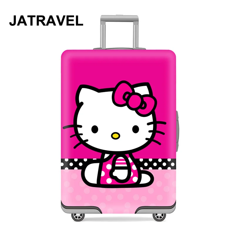 

JATRAVEL Cat Travel Luggage Protective Cover Suitcase Case Travel Accessorie Elastic Luggage Cover Apply to 18-32inch Suitcase