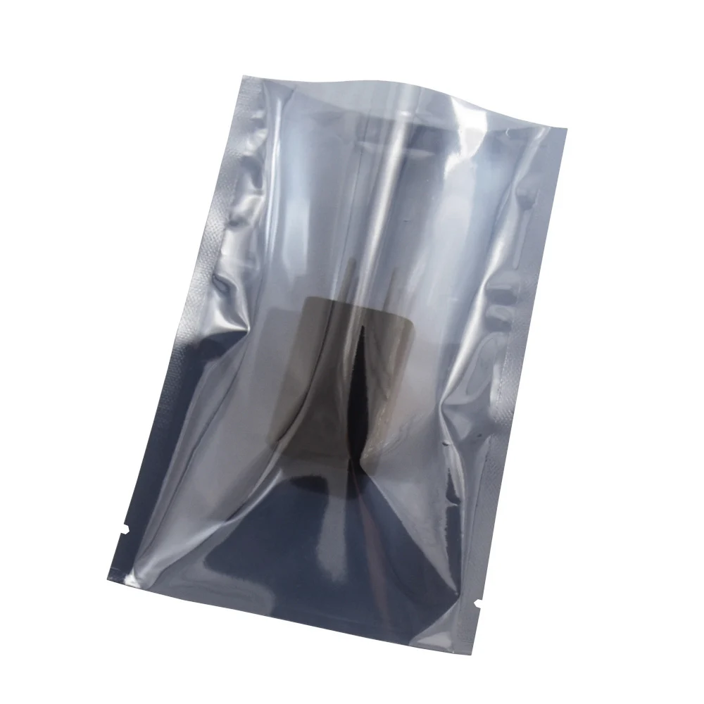 

5-9cm width Small Flat Open Top Anti-static Bags Gray Transparent Antistatic Package Bags for Electronic Accessories Shield Bag