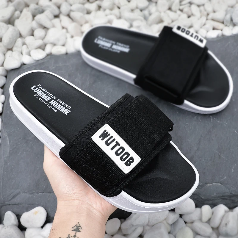 

Women Summer Slippers Slide Sandals Beach Slides Flip Flops Comfortable Soft Sole Thick Bottom Comfort Women Men Couple Shoes
