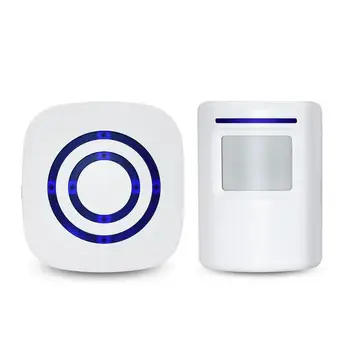

Smart Wireless Waterproof Doorbell US EU Plug Home Cordless door bell chime 1 Button 1 Receiver