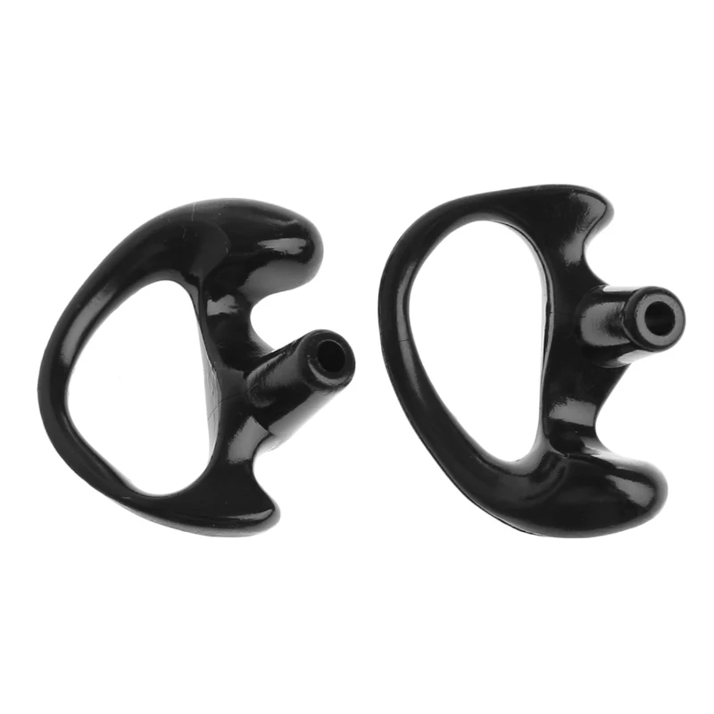 

1 Pair Soft Silicone Ear Bud For Two-Way Radio Covert Acoustic Tube Earpiece N84B