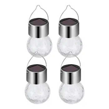 

Solar Crack Hanging Lamp Scenic Spot Crack Ball Hanging Lamp Seven Color Decorative Lamp Solar Garden Lamp