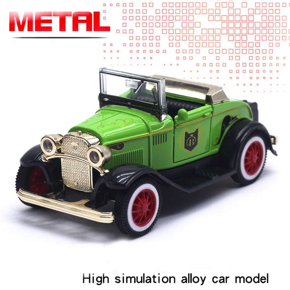1/32 классический ретро автомобиль винтажная модель автомобиля игрушки старый