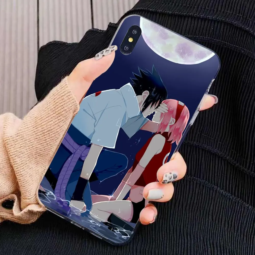 Мягкий силиконовый чехол аниме Наруто Харуно Сакура для iPhone 11 Pro 4 4S 5 5S SE 5C 6 6S 7 8X10 XR