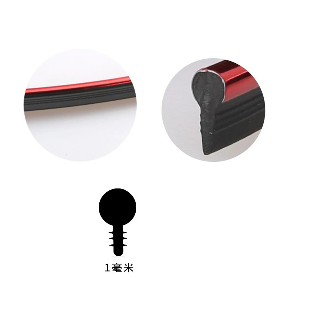 1M DIY Car Interior Decor Door Moulding Styling Strip Trim Decals Line