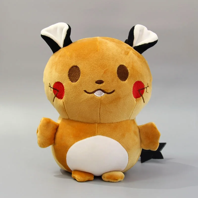 25 см плюшевый Пикачу Raichu мягкая мультяшная игрушка милые крутые игрушки куклы праздничный подарок на Рождество, Хэллоуин для детей