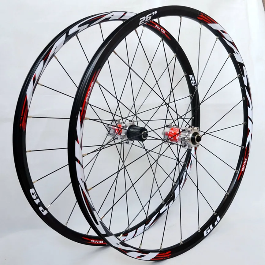 PASAK P02 MTB горный велосипед 26 27,5 дюймов герметичный подшипник колесная с ЧПУ Сверхлегкий дисковый тормоз колеса для велосипеда обод из сплава 11 скоростей 24 ч