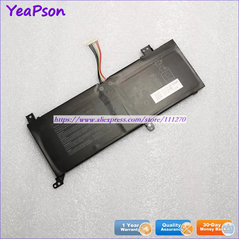 Подлинный 7 VivoBook 14 X412F X412FJ ноутбук Yeapson C21N1818 Аккумулятор для ноутбука Asus в 37Wh |