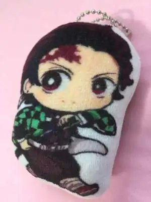 see chart IVYYE Kimetsu no Yaiba аниме плюшевый брелок в виде кукол Пушистый кукольный брелок для ключей подвеска унисекс подарок новинка - Цвет: see chart