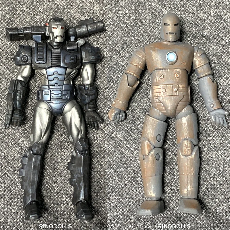 2 шт. 3,7" Warmachine& со знаком Железного человека l фигурка супергероя Marvel Universe Свободные Фигурки Модель коллекционные игрушки