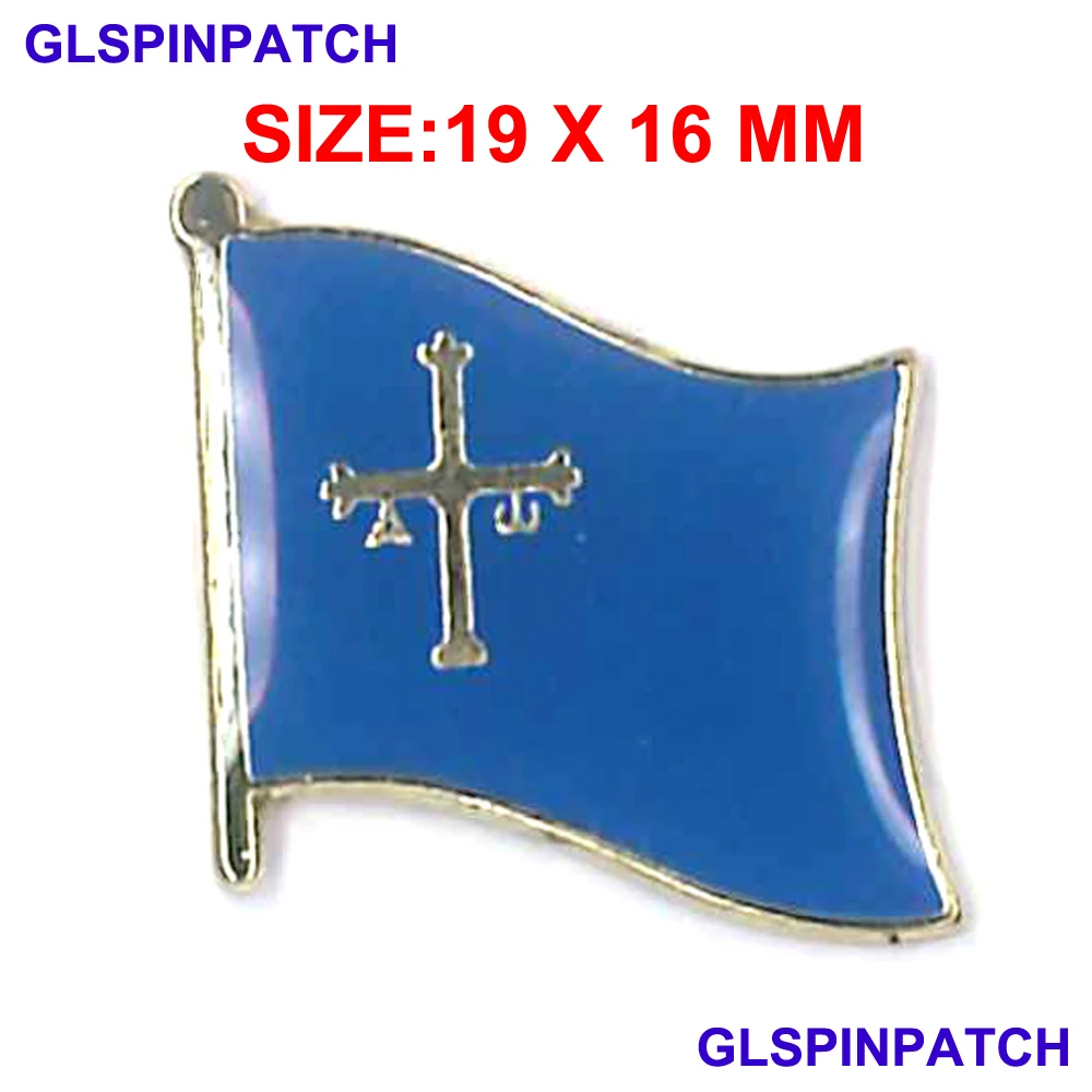 Spain County Flag Badge Flag Brooch National Lapel Pin International Travel Pins