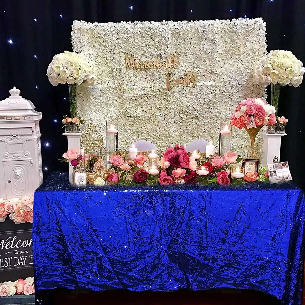 Платье русалки с блёстками Tablecover 72x120-Inch Реверсивный блесток Скатерти покрытие стола вечерние Tablecloth-M1026