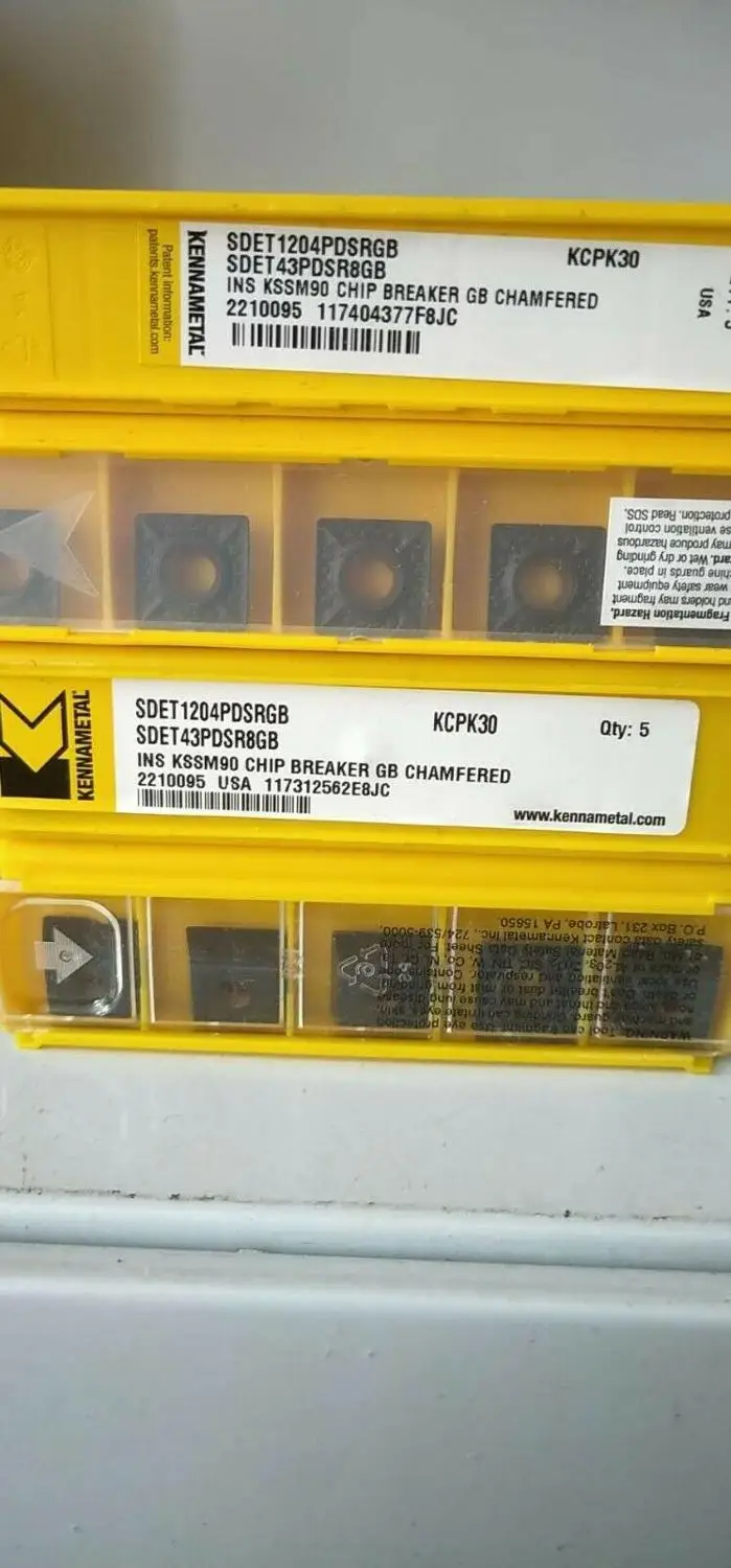10 шт. KENNAMETAL SDET1204PDSRGB KCPK30