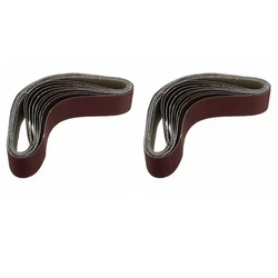 Bandes de ponçage en oxyde d'aluminium, grain 240 et grain 320, 68x50mm, 20 paquets 