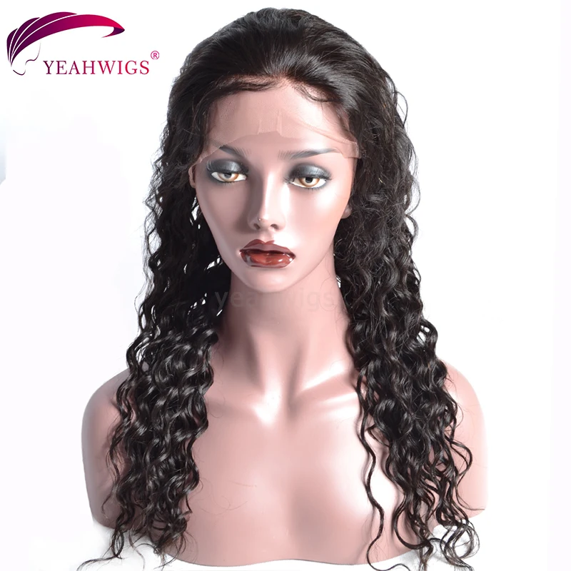 Парики из натуральных волос на кружеве с детскими волосами бразильские волосы Remy Свободные кудрявые парики на кружеве для черных женщин