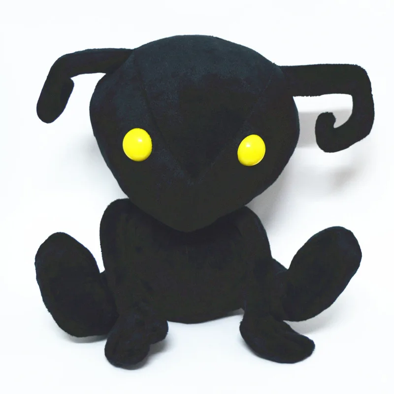 30 см Kingdom Hearts Shadow Heartless Ant большая плюшевая игрушка - Цвет: Черный