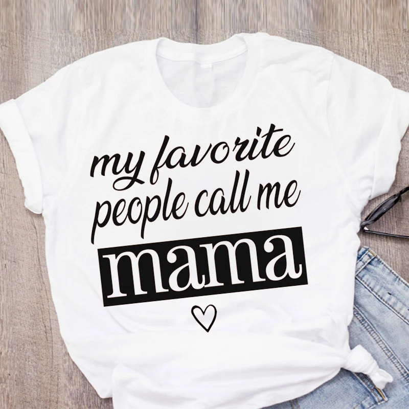Женская Повседневная футболка с надписью Mama модная летняя одежда для мамы и