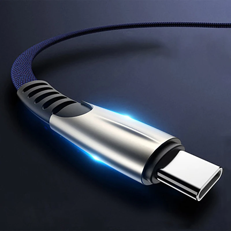 3а Быстрая зарядка 3,0 usb type C кабель для Xiaom Redmi Note 7 Быстрая зарядка type-C кабель для samsung S9 S10 Plus зарядный USB C шнур