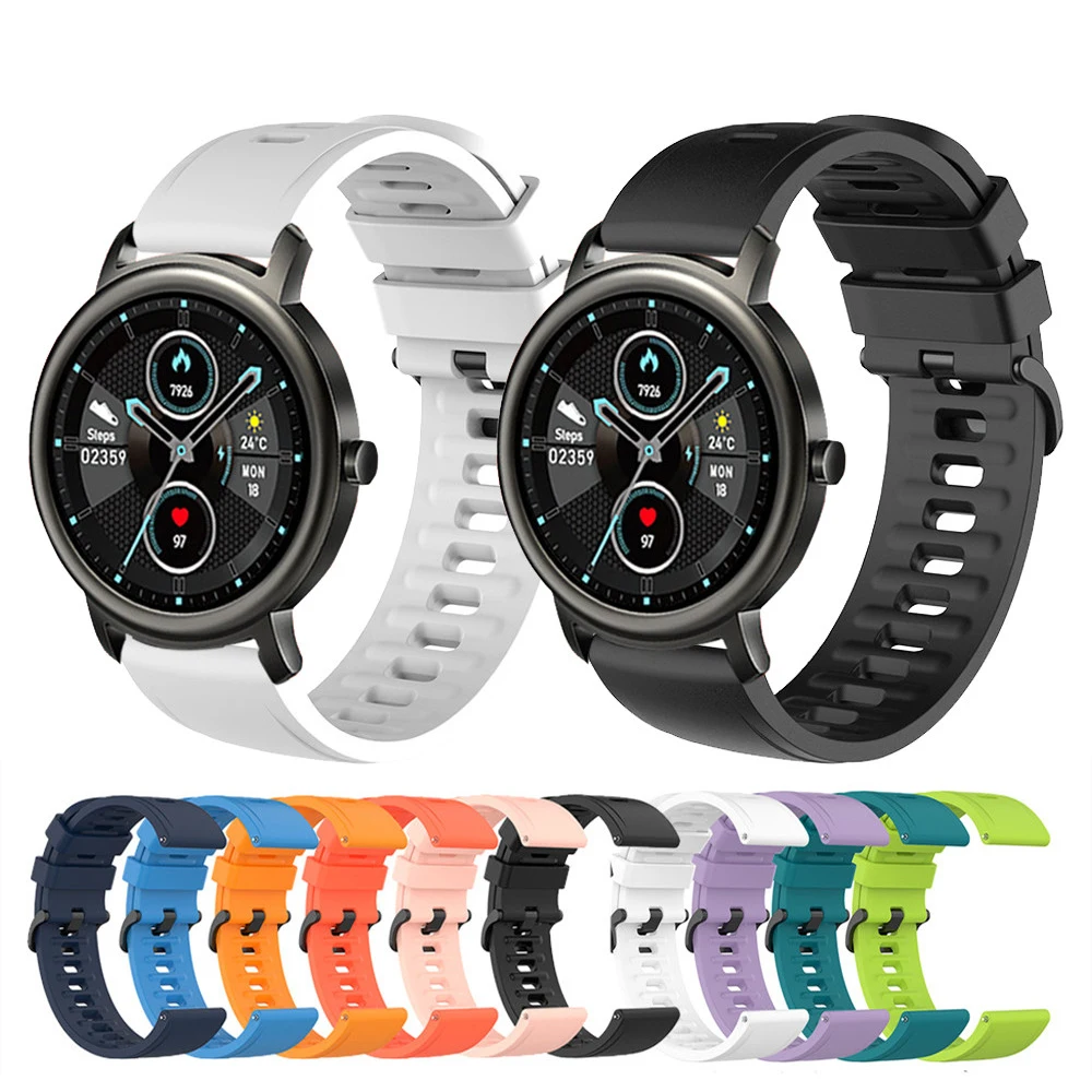 

20mm Silicone Sport Replacement Bracelet For Xiaomi Mibro Air Strap Watchband Fashion Wristband For Xiaomi Mi bro Color correa
