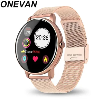 

2020 New Women Smart watch Sports multifunction Heart rate and blood pressure monitor Smart Watch Men Waterproof for Android ios