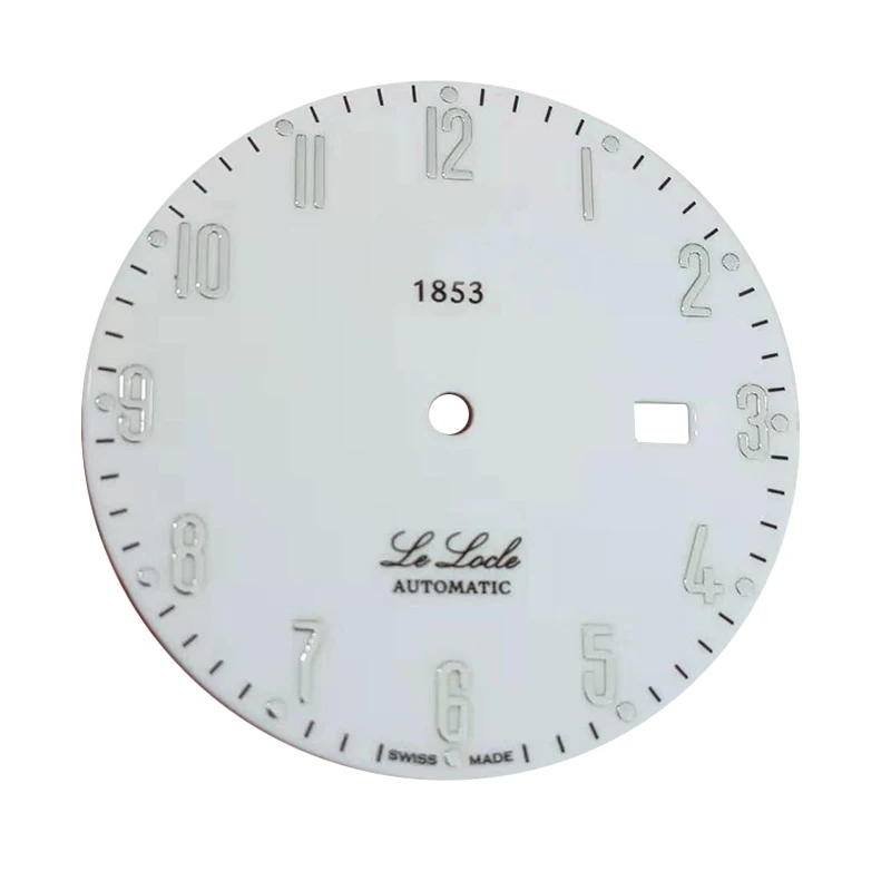 Применимые 1853 часы T41 Lee Lock T006 Мужские механические оригинальные циферблаты L164/264-1 - Цвет: Number white dial
