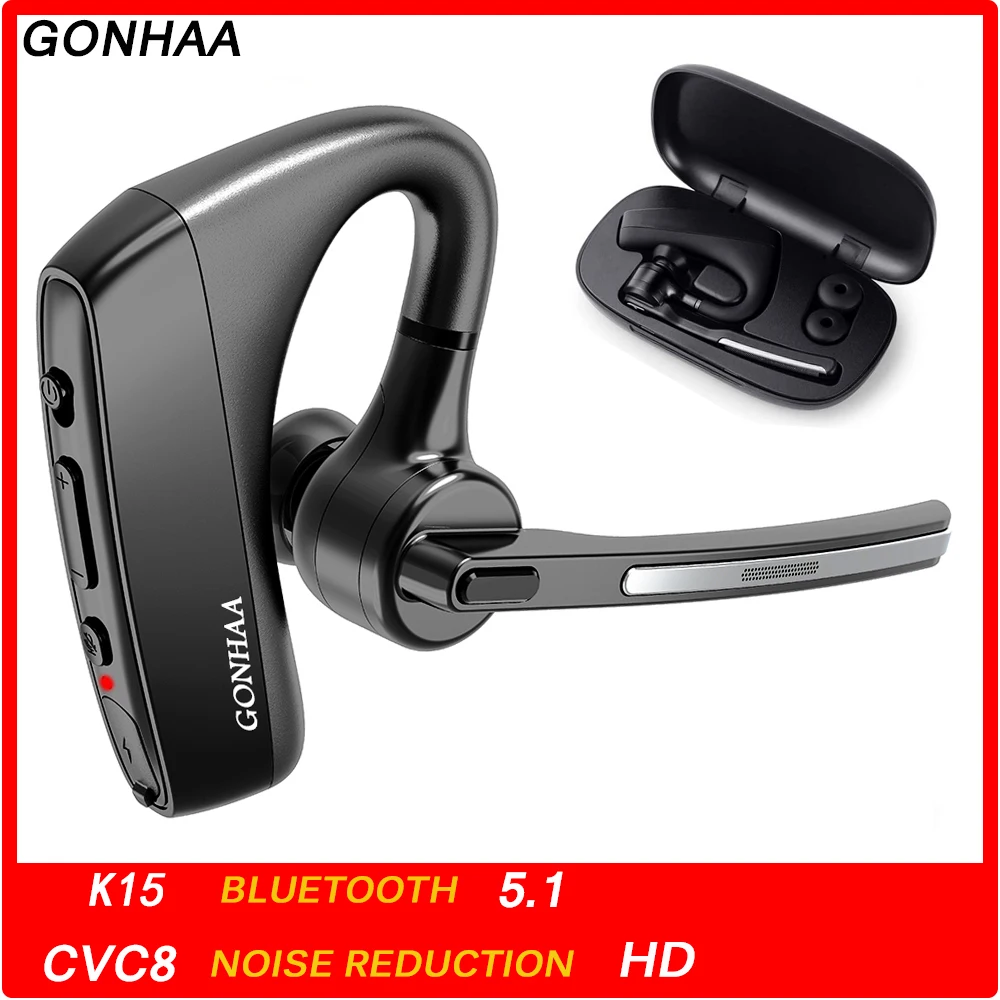 Bluetooth kulaklık kablosuz Bluetooth kulaklık HD CVC8.0 çift mikrofon gürültü azaltma fonksiyonu için uygun akıllı telefonlar