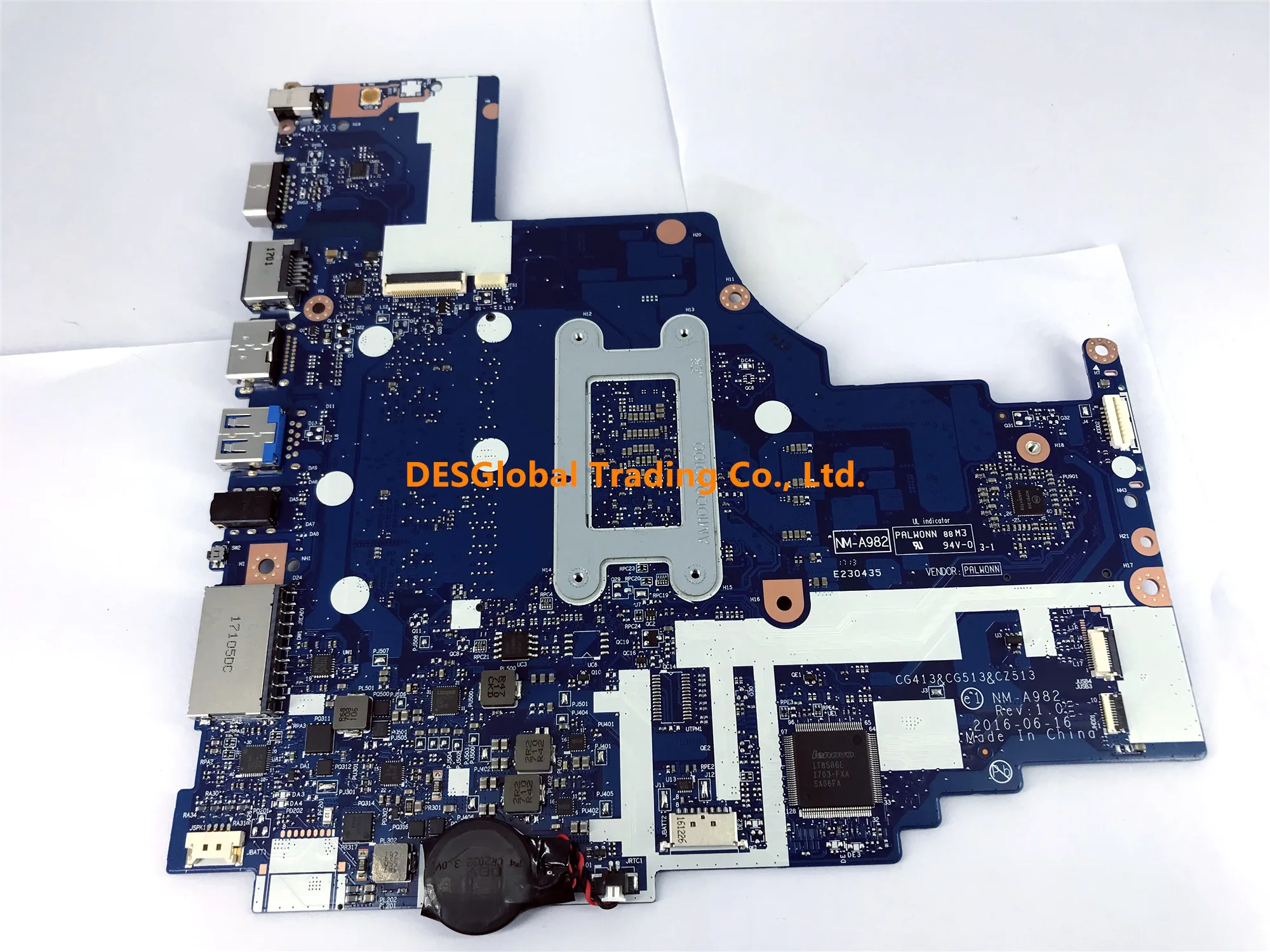 Материнская плата для ноутбука lenovo Ideapad 310-15IKB i7-7500U NM-A982 CG413 CG513 CZ513 5B20M31047 тест Быстрая